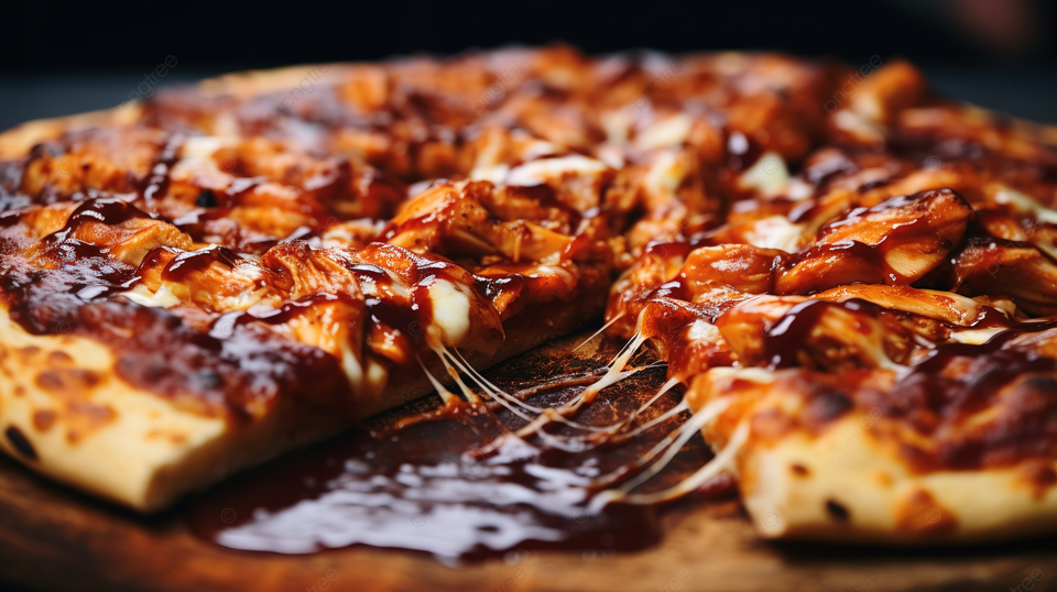 flavorful bbq chicken pizza